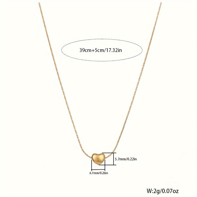 Heart-Shaped Pendant Necklace