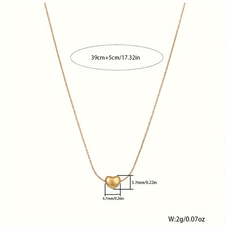 Heart-Shaped Pendant Necklace