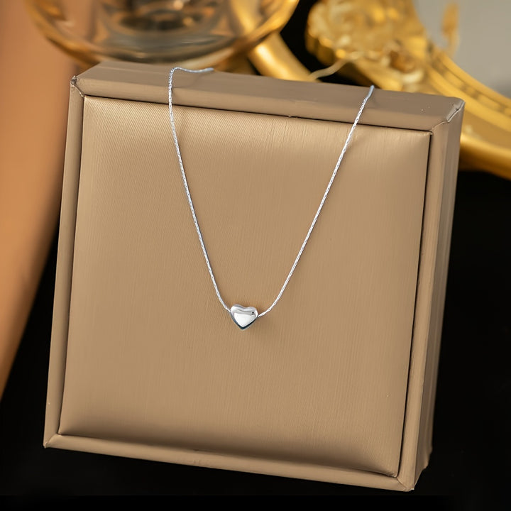 Heart-Shaped Pendant Necklace
