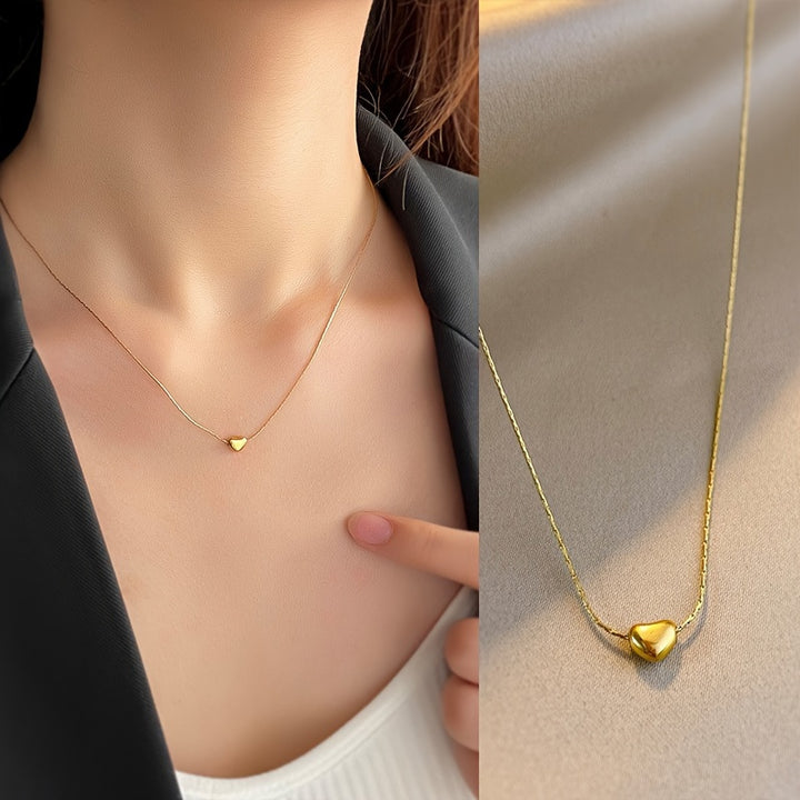 Heart-Shaped Pendant Necklace