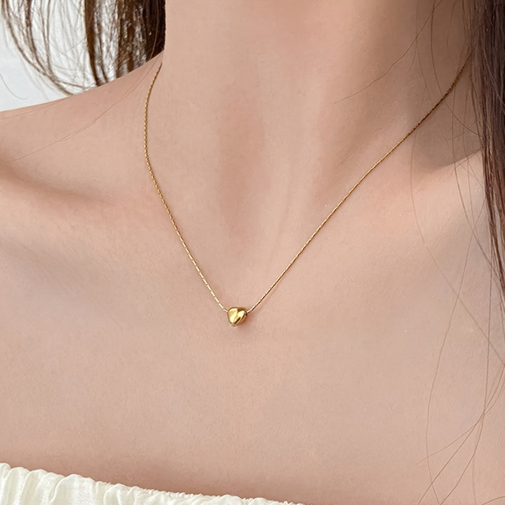 Heart-Shaped Pendant Necklace