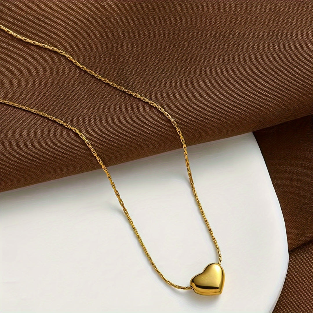 Heart-Shaped Pendant Necklace