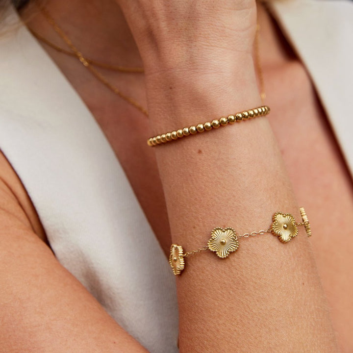 Nila Beaded Bracelet - Gold