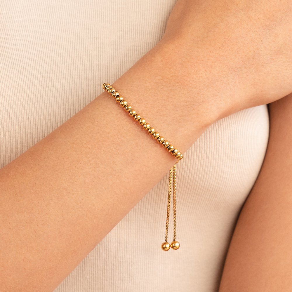 Nila Beaded Bracelet - Gold